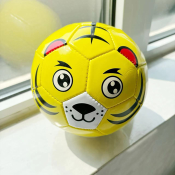 Dječja mala PVC nogometna lopta s uzorkom tigra