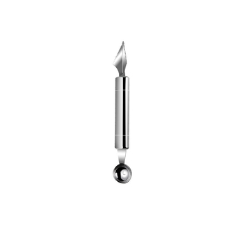 Cuțit de sculptură din oțel inoxidabil pentru fructe, formator de bile de fructe, platou de fructe, lingură pentru bile, instrument creativ de bucătărie