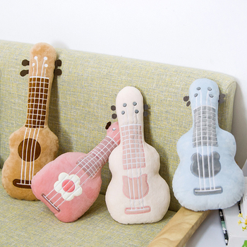 Plišana ragdoll lutka s cvjetnim motivom, ukulele i gitara – dječja igračka, poklon za djevojčice