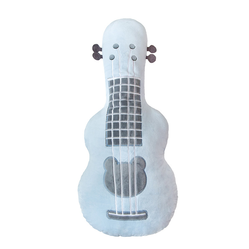Plišana ragdoll lutka s cvjetnim motivom, ukulele i gitara – dječja igračka, poklon za djevojčice