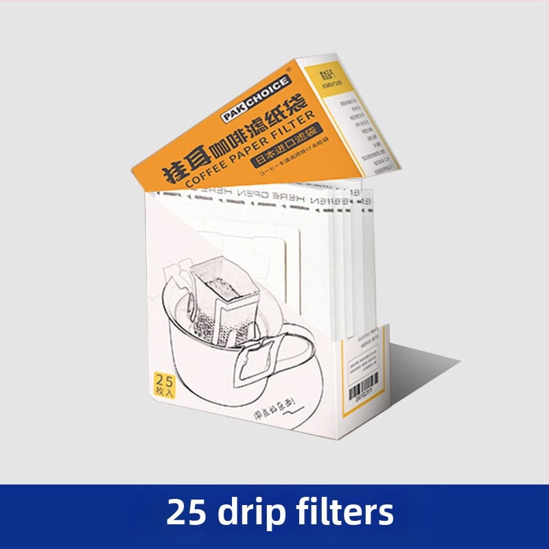 Filtru de cafea pentru pour-over, pungă filtrantă din material nețesut, de calitate alimentară, cu strat gros