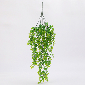 Vii artificiale de eucalipt pentru decorul tavanului și balconului, plante verzi din plastic, decor de perete