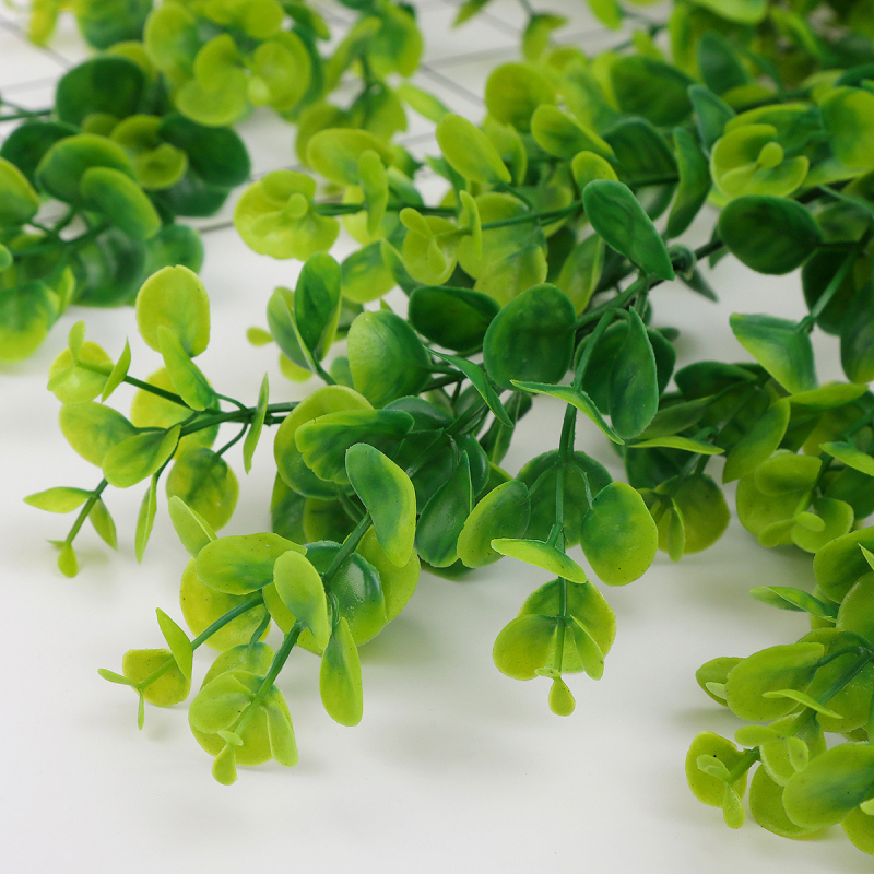 Vii artificiale de eucalipt pentru decorul tavanului și balconului, plante verzi din plastic, decor de perete