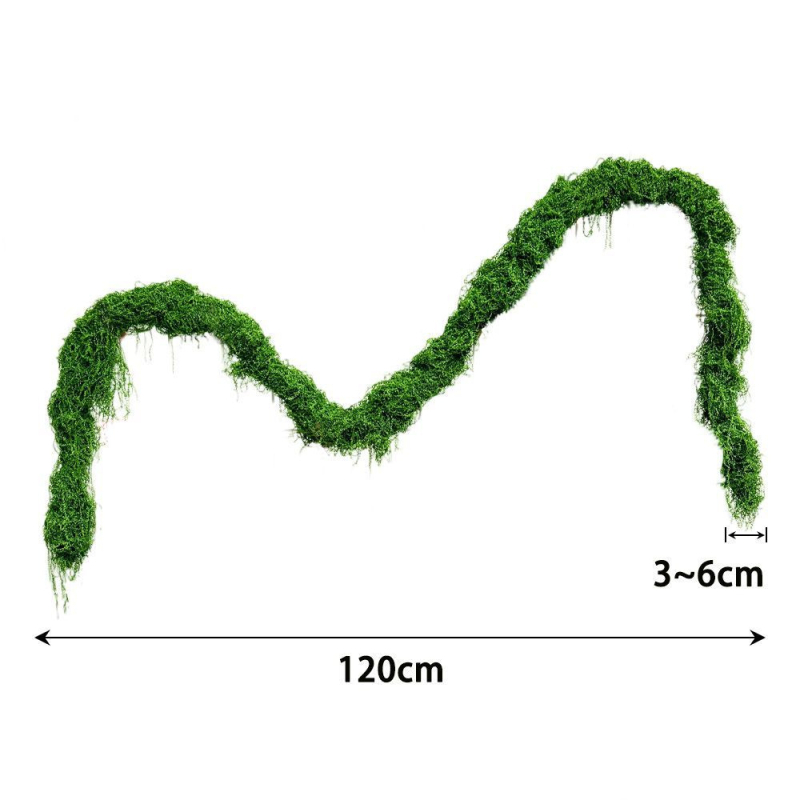 Plante artificiale cu mușchi verde, liane din pădurea tropicală, decorațiuni florale artificiale pentru nunți și festivaluri, liane artificiale