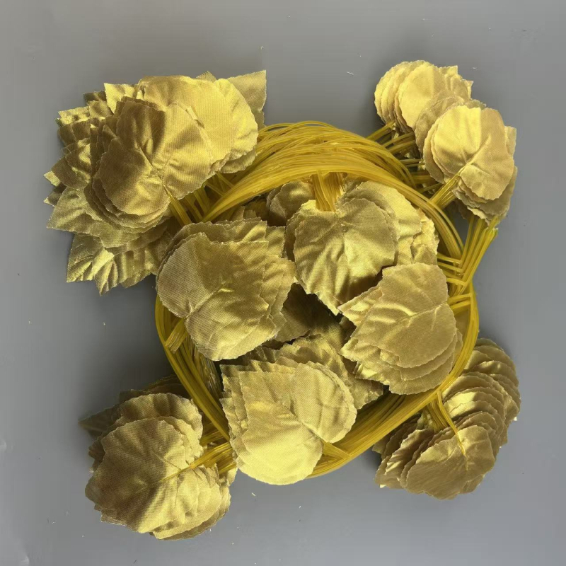 Frunze artificiale de struguri aurii, viță decorativă din plastic, frunze decorative, viță falsă pentru grilele de tavan și înfășurarea conductelor
