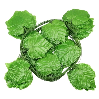 Liană artificială cu frunze de struguri pentru decor de tavan, lungime 200 cm sau mai mult