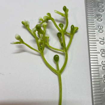 8 cm Gypsophila cu ramuri duble, stamine lavandă, floare artificială și frunze de viță pentru accesorii DIY din plastic pentru plante acvatice
