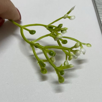 8 cm Gypsophila cu ramuri duble, stamine lavandă, floare artificială și frunze de viță pentru accesorii DIY din plastic pentru plante acvatice