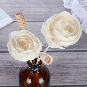 Floare uscată Tongcao cu tulpina din ratan — aranjament floral aromaterapeutic pentru decorul casei