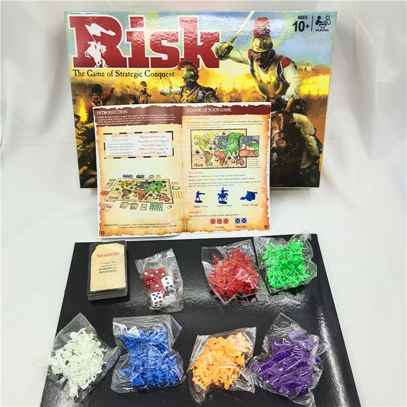 Risk društenska igra s kartama – klasično izdanje