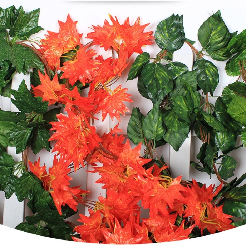Vine artificiale pothos cu frunze pentru decor interior de tavan și ascunderea conductelor, plantă verde din plastic pentru înfășurare
