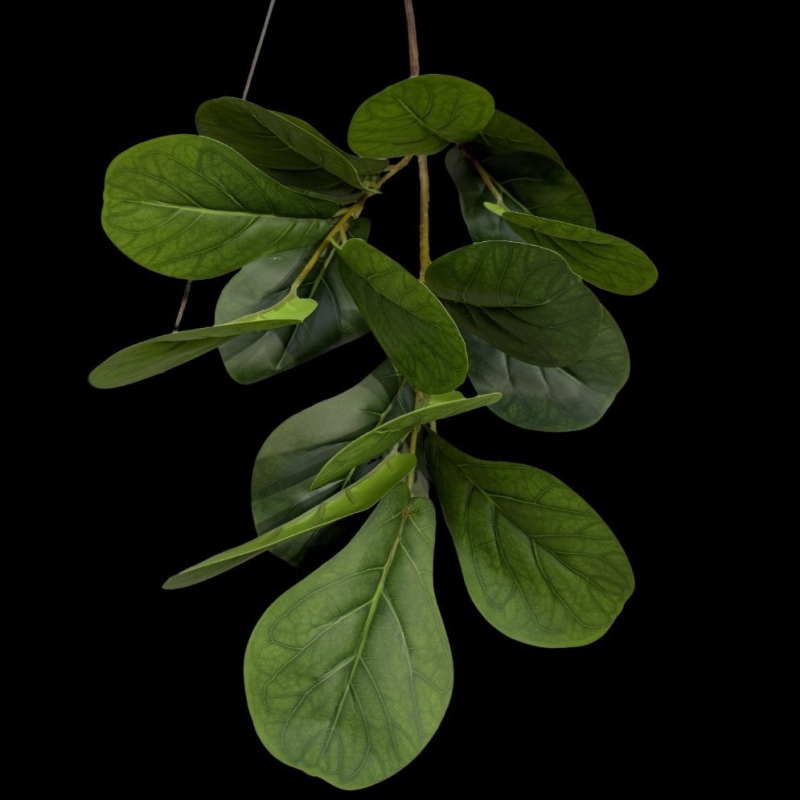 Ficus Lyrata artificial, plantă în ghiveci, stil nordic, decor pentru casă și grădină