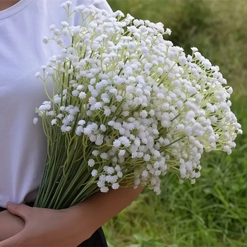 Τεχνητά λευκά λουλούδια Baby's Breath για γάμο και γενέθλια