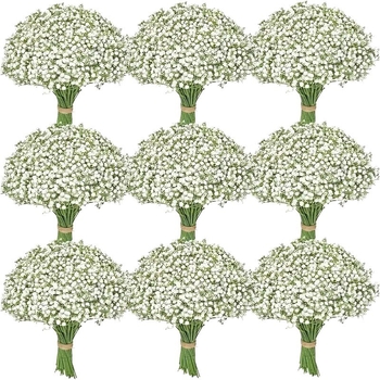 Τεχνητά λευκά λουλούδια Baby's Breath για γάμο και γενέθλια
