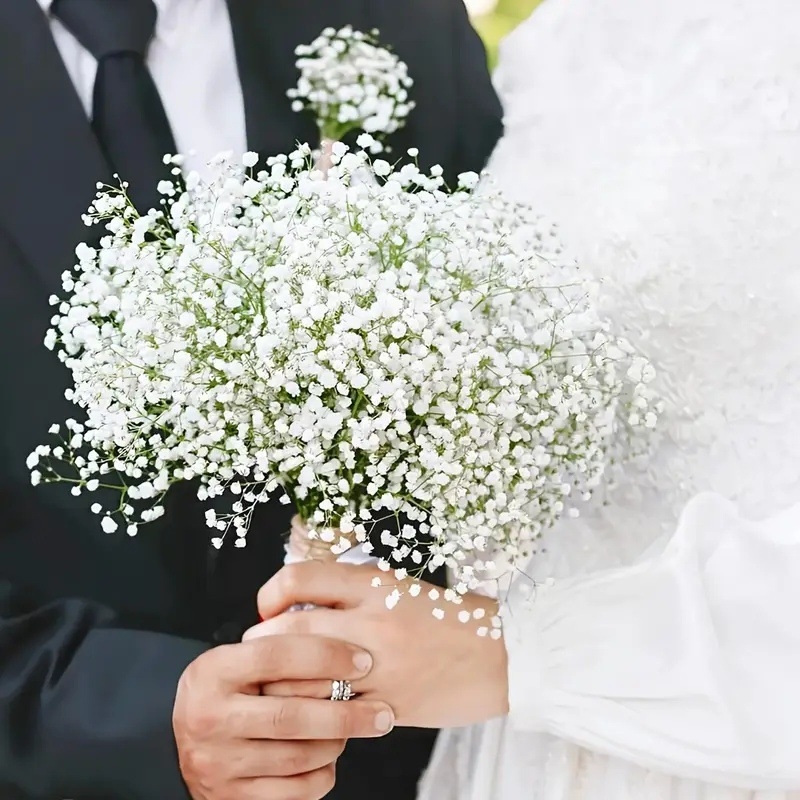 Τεχνητά λευκά λουλούδια Baby's Breath για γάμο και γενέθλια