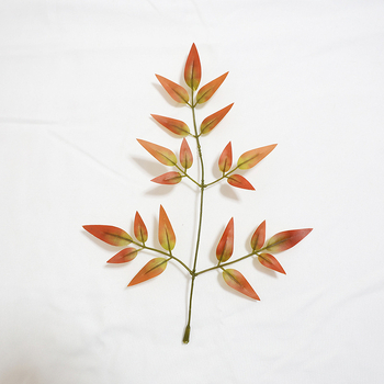 Buchet artificial de Nandina bambus pentru decor interior în stil nordic