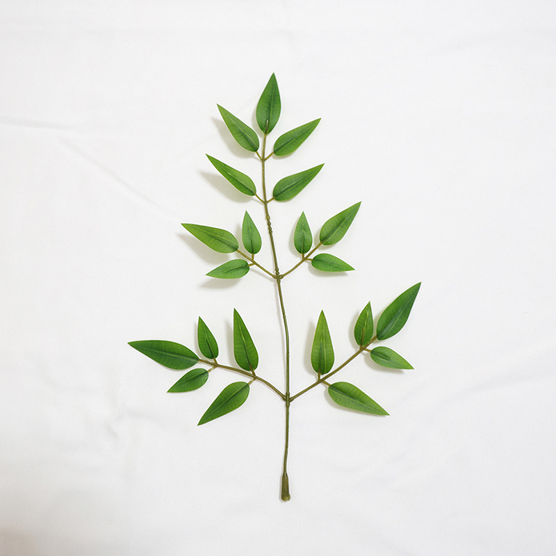 Buchet artificial de Nandina bambus pentru decor interior în stil nordic