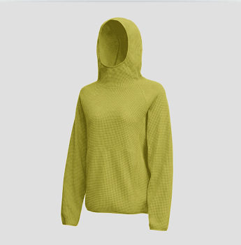 Ženski lagani waffle hoodie za outdoor sportove – mekani, elastični, dugi rukavi (proljeće 2026)
