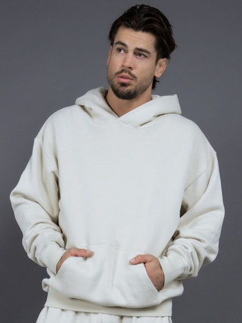 Kapucnis pulóver fleece-béléssel, vastag, 400 g, amerikai stílusú, laza szabás, egyszínű, férfiak és nők számára, őszi-téli szezon