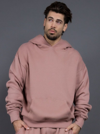 Kapucnis pulóver fleece-béléssel, vastag, 400 g, amerikai stílusú, laza szabás, egyszínű, férfiak és nők számára, őszi-téli szezon