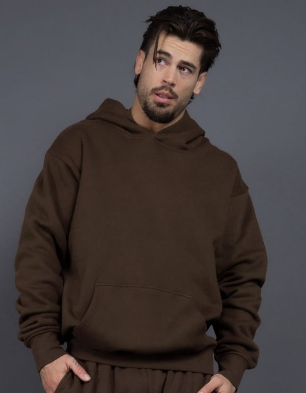Kapucnis pulóver fleece-béléssel, vastag, 400 g, amerikai stílusú, laza szabás, egyszínű, férfiak és nők számára, őszi-téli szezon