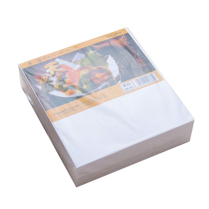 Hârtie absorbantă pentru ulei, pentru tempura, cu acoperire din silicon, pergament pentru prăjit și coacere