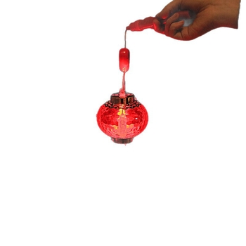 Fanar de mână luminos pentru decor interior cu muzică, lanternă rotundă din plastic