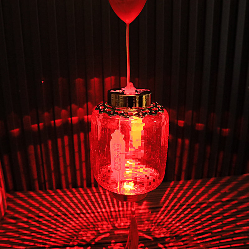 Fanar de mână luminos pentru decor interior cu muzică, lanternă rotundă din plastic