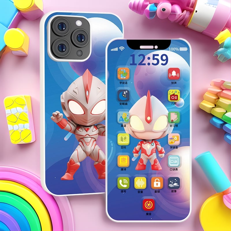 Παιδικό εκπαιδευτικό smartphone-παιχνίδι για την πρώιμη εκπαίδευση, μουσικό τηλέφωνο και διαδραστικό εργαλείο εκμάθησης