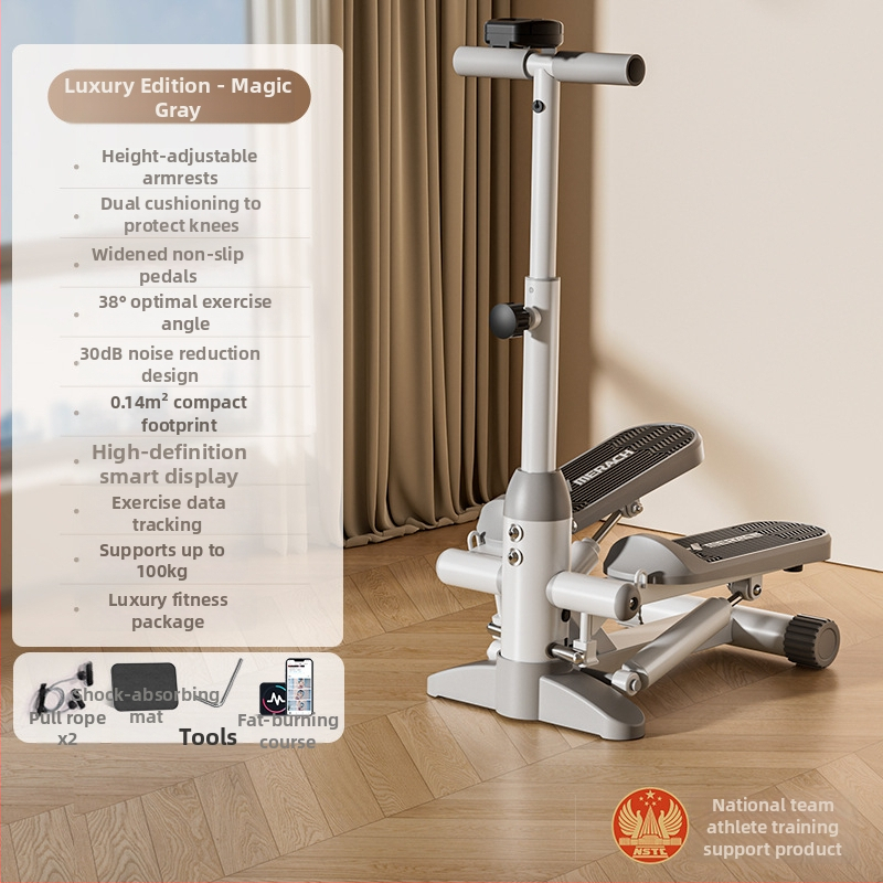 MERACH hidraulički stepper bez montaže, tih, za kućnu upotrebu, kompaktni višefunkcionalni fitness uređaj