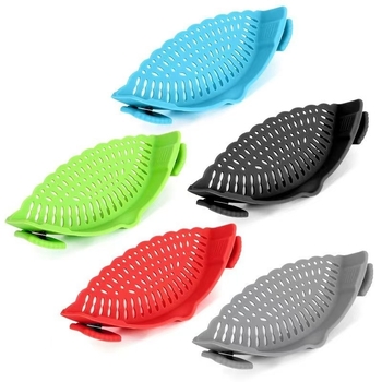 Drenaj din silicon pentru marginea oalei, pentru legume și paste