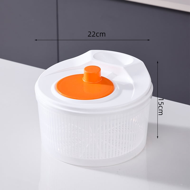 Spinner manual pentru salate și legume, dehidrator pentru fructe, ustensilă de bucătărie cu coș de scurgere