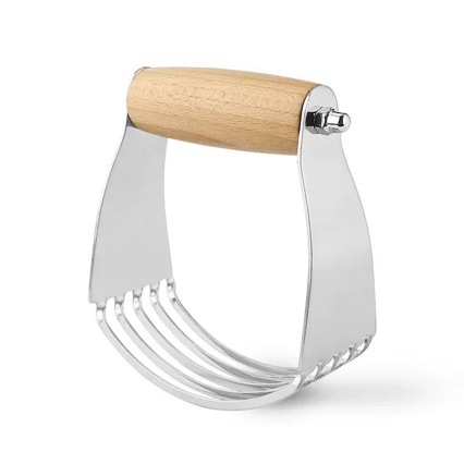 Mixer din oțel inoxidabil multicolor cu spatulă pentru făină și tel de bucătărie
