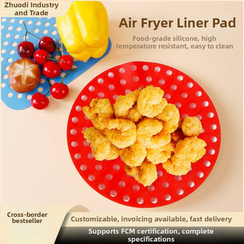 Covoraș din silicon pentru air fryer, de calitate alimentară, reutilizabil, protecție împotriva arsurilor, izolație termică