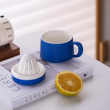 Presă de suc ceramică, fără vopsea, dispozitiv portabil pentru stoarcerea lămâilor, mic storcător manual