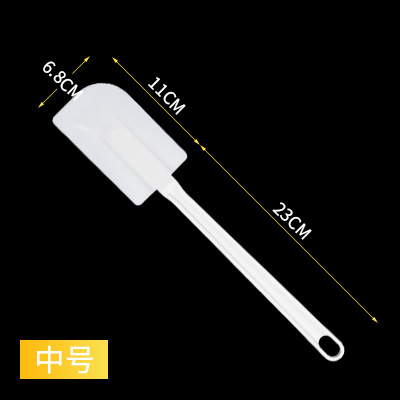 Spatulă din silicon monobloc pentru cremă de tort, spatulă moale, dimensiune mare