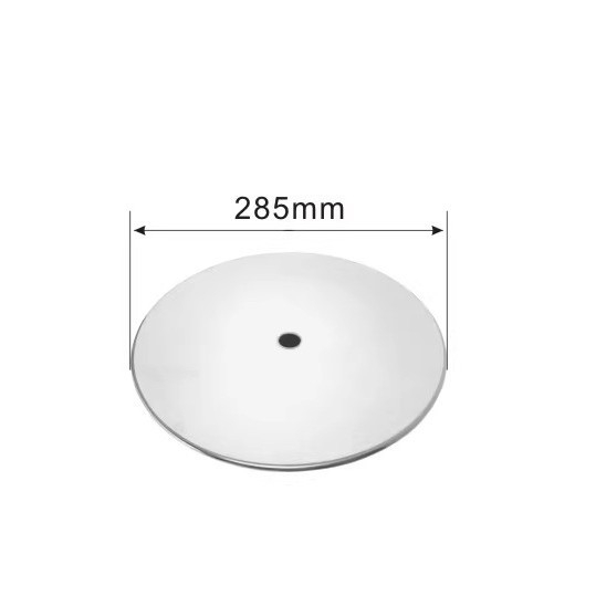 Inel circular din oțel inoxidabil gros și capac pentru plită ceramică electrică și plită cu inducție
