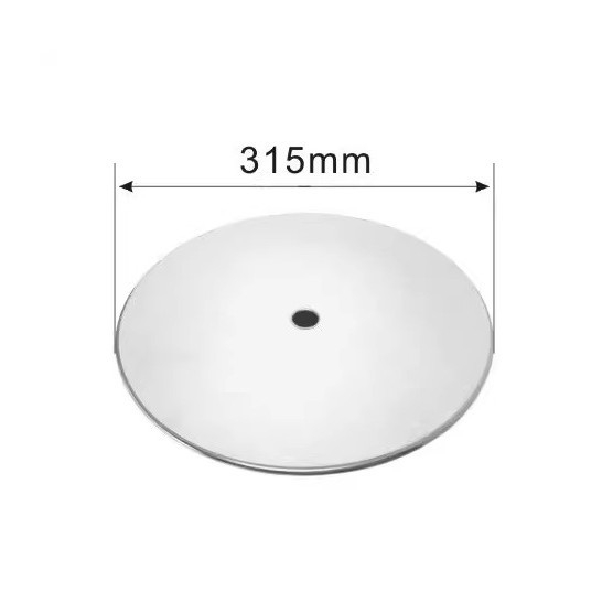 Inel circular din oțel inoxidabil gros și capac pentru plită ceramică electrică și plită cu inducție