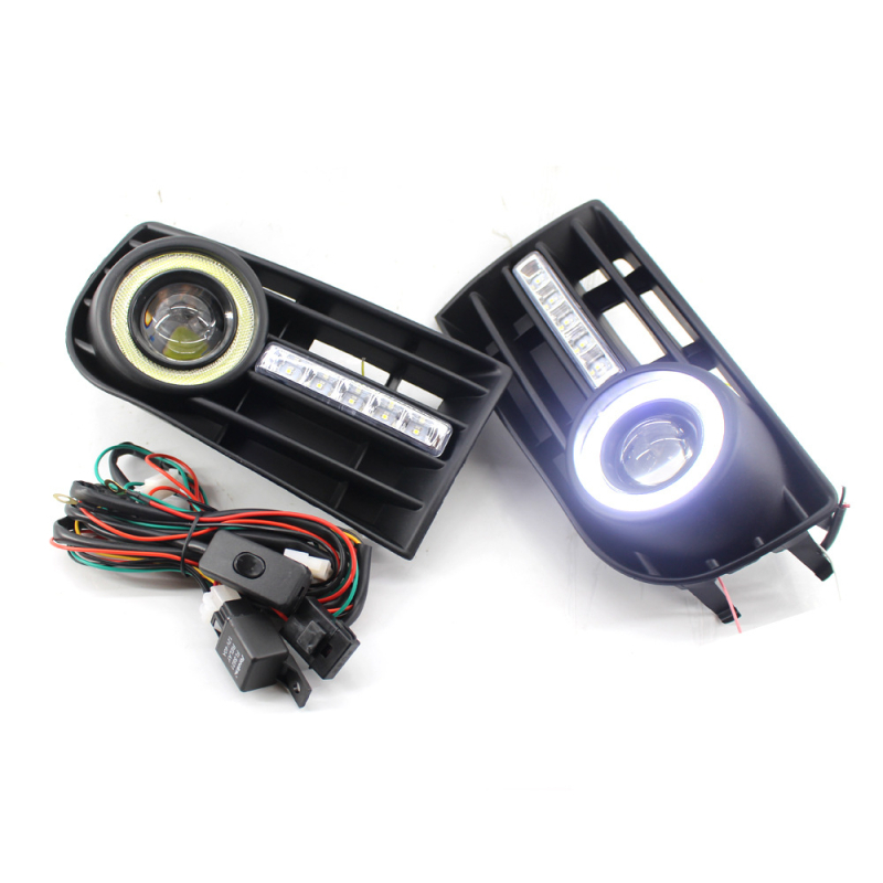 LED φως ημέρας και φακός ομίχλης για VW Golf 5 MK5 US-spec, 2005–2009, λευκό φως