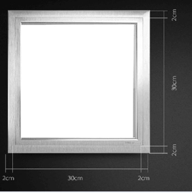 Lumină LED de tip încorporat pentru tavan – panou plat LED, 300x600x600x1200x300, lampă cu grilă pentru bucătărie și baie