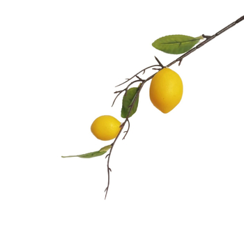 Ramuri artificiale cu mere, rodie, portocale, kaki și lămâi pentru aranjamente florale de interior