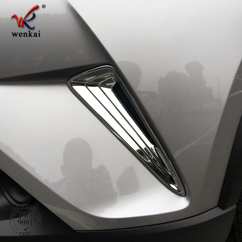 ABS elektroplakált első ködfényszóró rács díszítés Toyota C-HR 2018