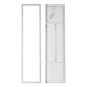 Lampă LED plată pentru tavan, montaj pe suprafață, dimensiuni 600×600 mm și 300×1200 mm, carcasă din aluminiu, pentru birouri și holuri