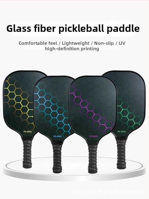 Pickleball rekete s gradientnim bojama i staklenim vlaknima – prilagodljivi set