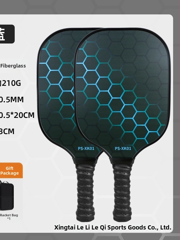 Pickleball rekete s gradientnim bojama i staklenim vlaknima – prilagodljivi set