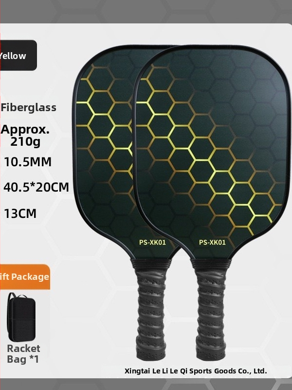 Pickleball rekete s gradientnim bojama i staklenim vlaknima – prilagodljivi set