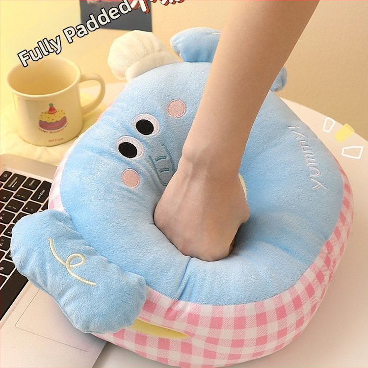 Ice-Silk dvojstranná vankúš na krátke zdriemnutie pri stole – tvár dole aj tvár hore, pre študentov