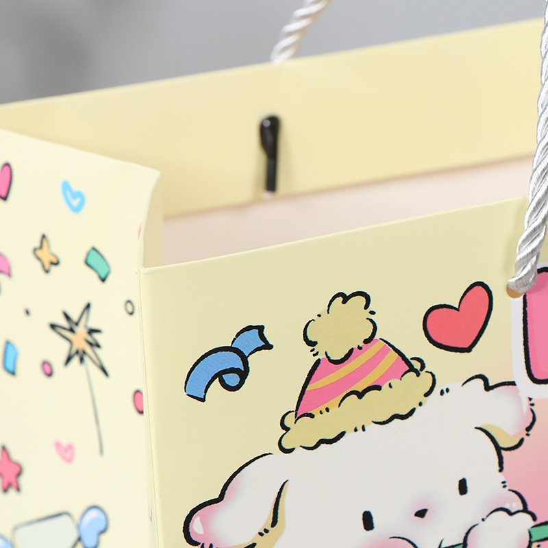 Geantă de cadouri personalizată pentru ziua de naștere, cu design graffiti desen animat, pentru grădiniță