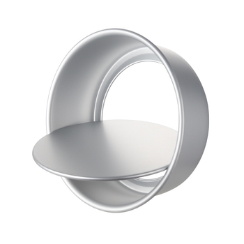 Formă rotundă pentru chec din aliaj de aluminiu, cu fund detașabil, 2–14 inci