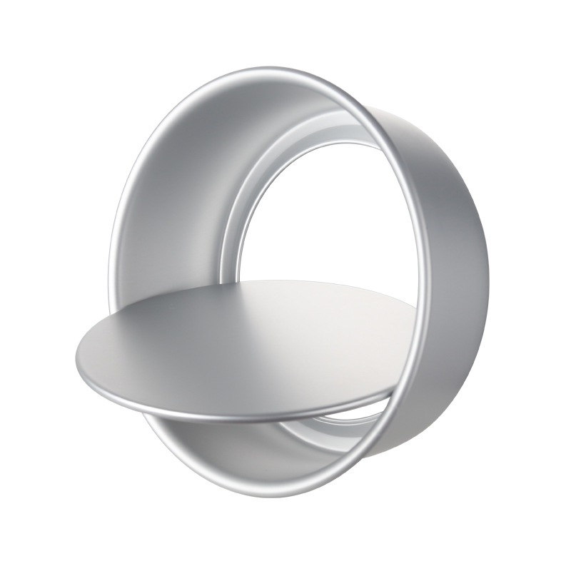 Formă rotundă pentru chec din aliaj de aluminiu, cu fund detașabil, 2–14 inci